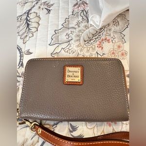 Dooney & Bourke Mushroom Zip Wristlet Wallet